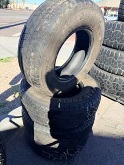 Used Set Of Tires Size 235/75/15 Free Install And Balance 