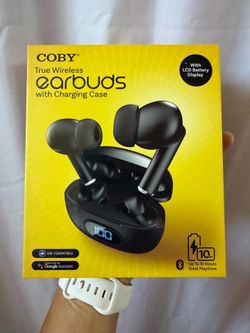COBY True Wireless Earbuds with Charging Case