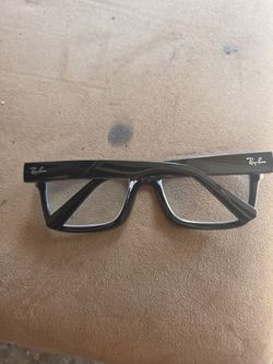 Ray-Ban Black Rectangle Eyeglass Frames