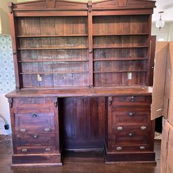 Wood cabinets 