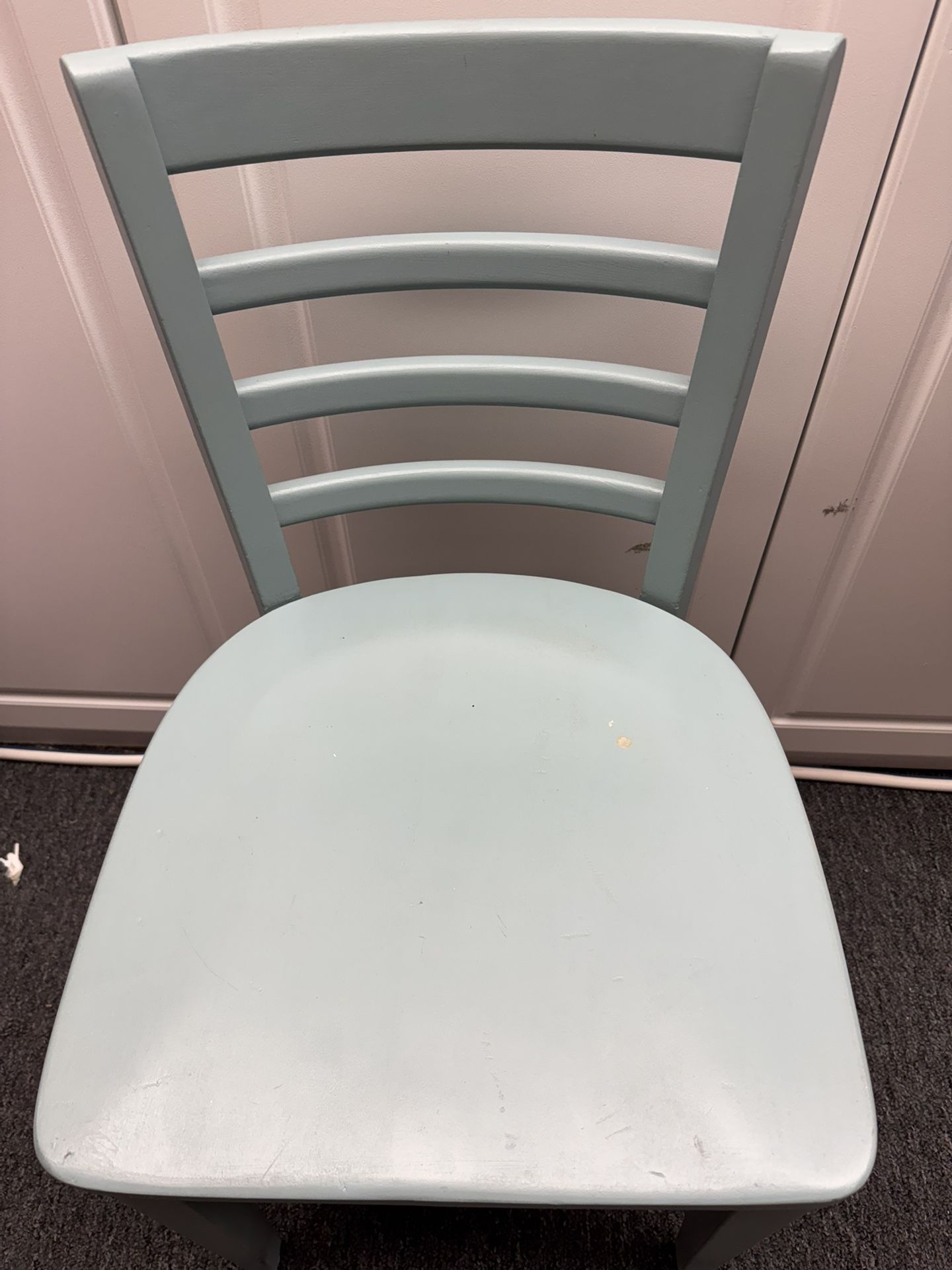 Jimmy John’s Solid Wood Chair Currently Robin’s Egg Blue