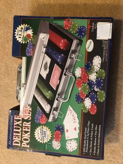 NEW! Deluxe poker set in Aluminum case