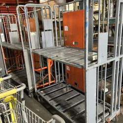 2 Shelf Collapsible Carts