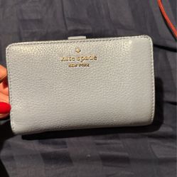 KATE SPADE NEW YORK BABY BLUE WALLET