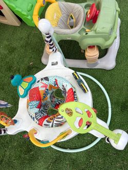 Baby Activity Jumper with Toys and Walker