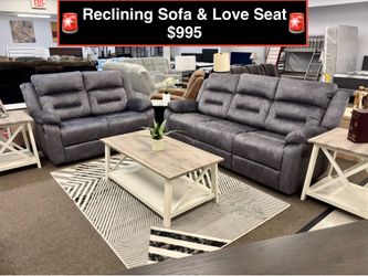 Brand new Reclining Sofa and Love seat