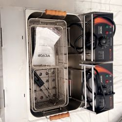 FOR SALE – Brand New VEVOR Dual Tank Electric Deep Fryer