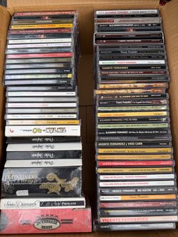 Cds Vicente Fernandez y musica latina mexicana