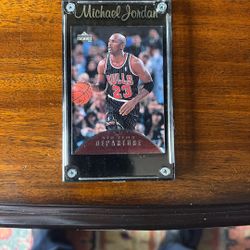 Michael Jordan Framed Upper Deck Card