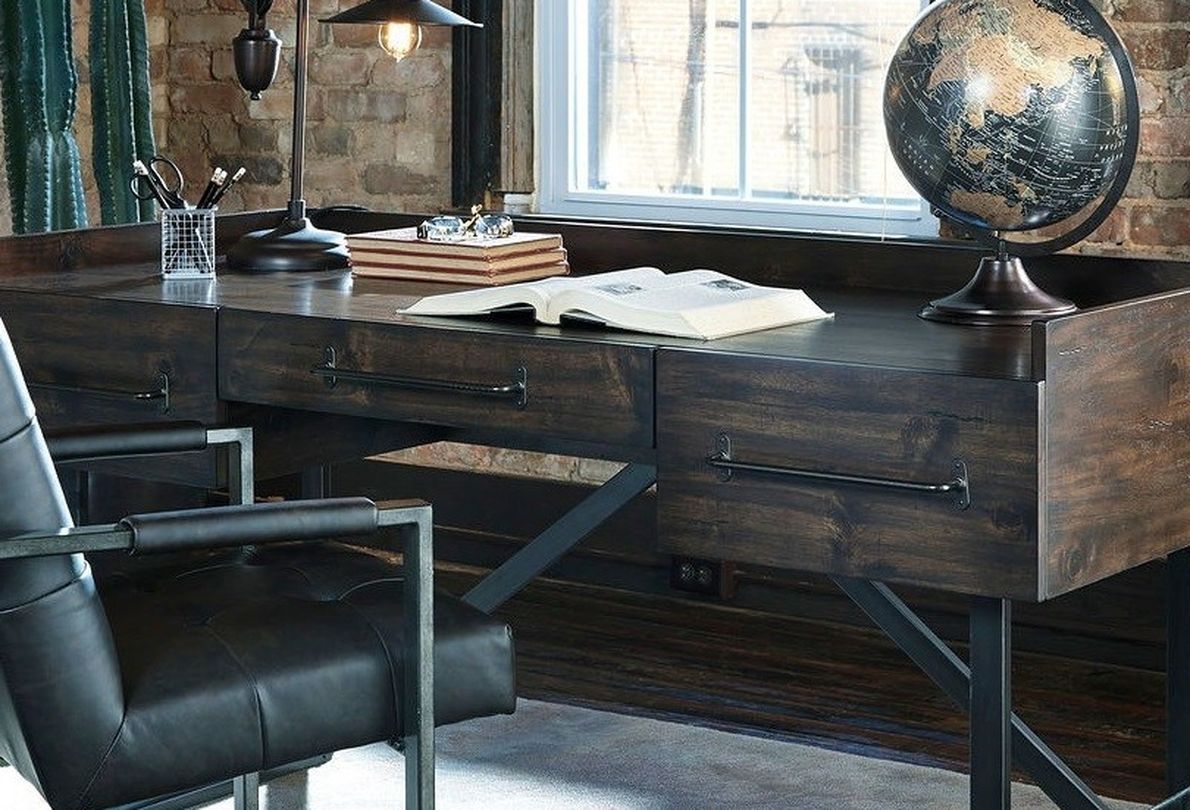 Starmore - Brown - 2 Pc. - Office Desk, Chair