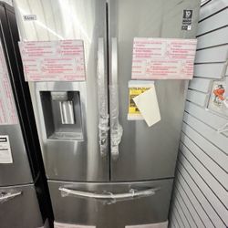 New Stainless Samsung Frenchdoor Refrigerator $899 Cash N Carry 
