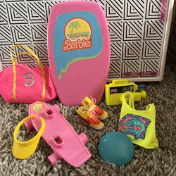 Barbies California Sports Accessories 