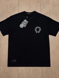 Chrome Hearts Black Horseshoe Logo T-Shirt brand new size medium