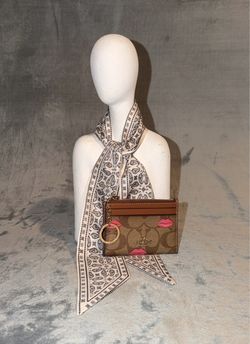 Coach lips ID card wallet
