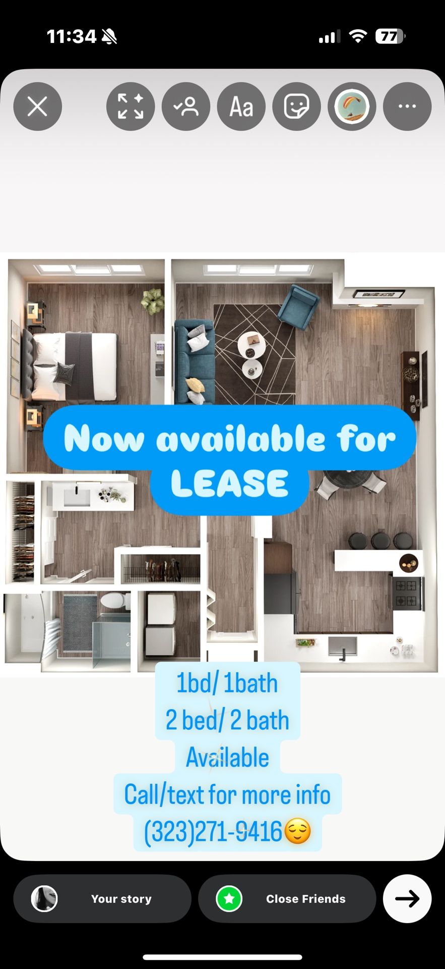 1 Bed/ 1 Bath In West Hollywood