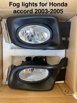Fog lights with wire harness fit Honda accord 2003 to 2004 4dr