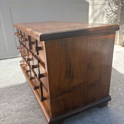 Vintage Apothecary 18 drawer - 11H x 24W x 13D (150dlls) Alvernon & Valencia