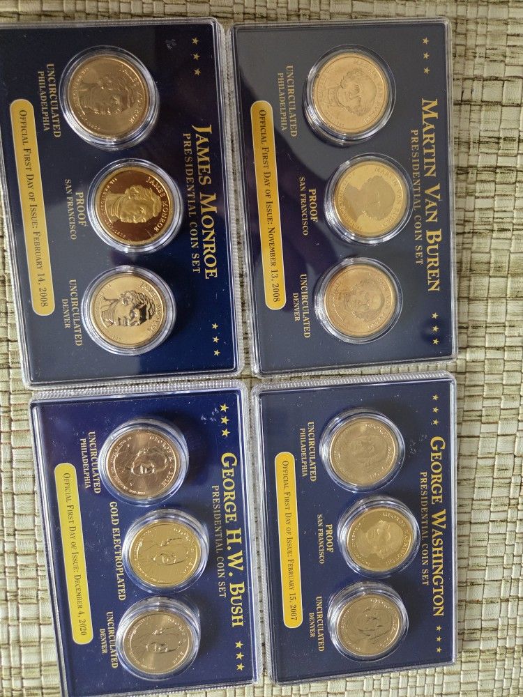 4 Presidential 1.coin COLLECTION.