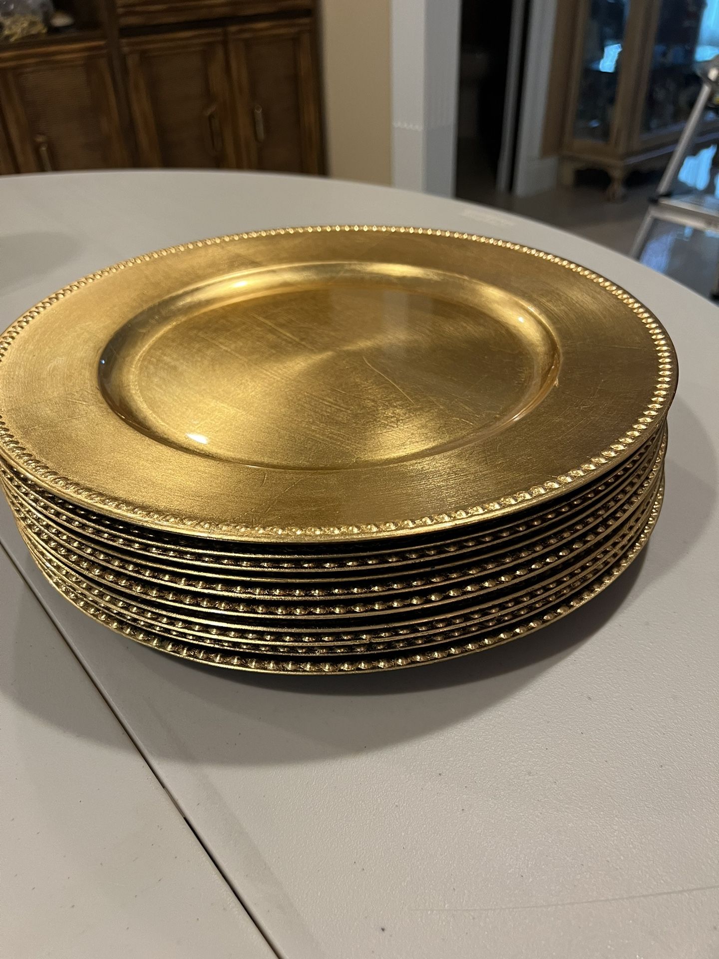 Gold Chargers - 10 