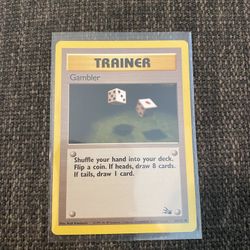 Pokemon 1st Edition Gambler - Animation | Color: Yellow