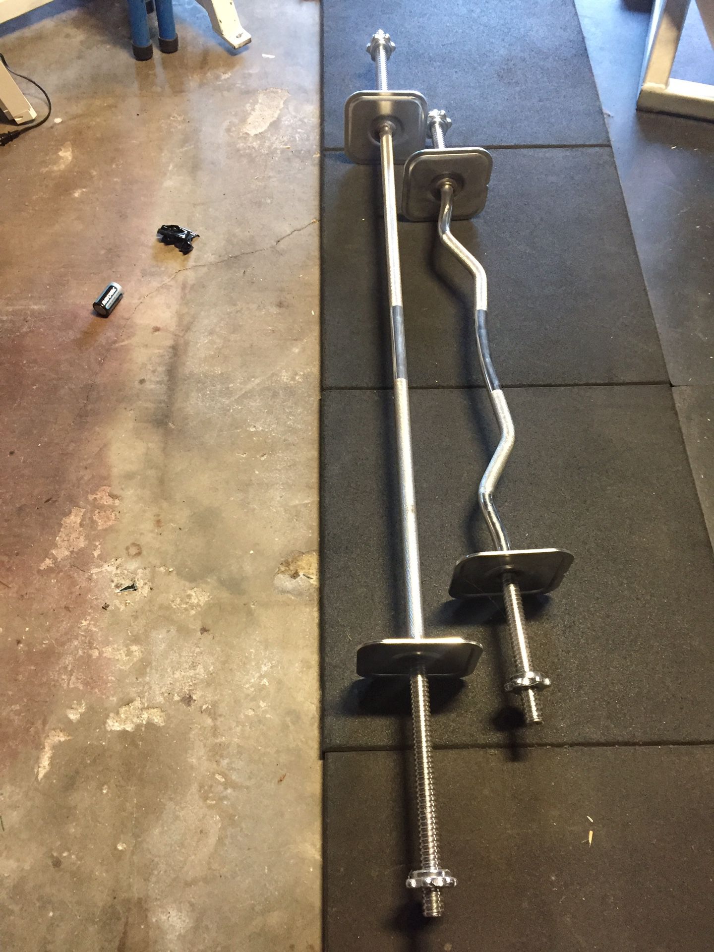 Ironmaster straight and curl bar