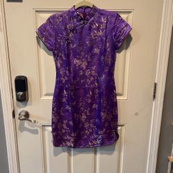 Purple Asian/Chinese/Lunar NY Dress