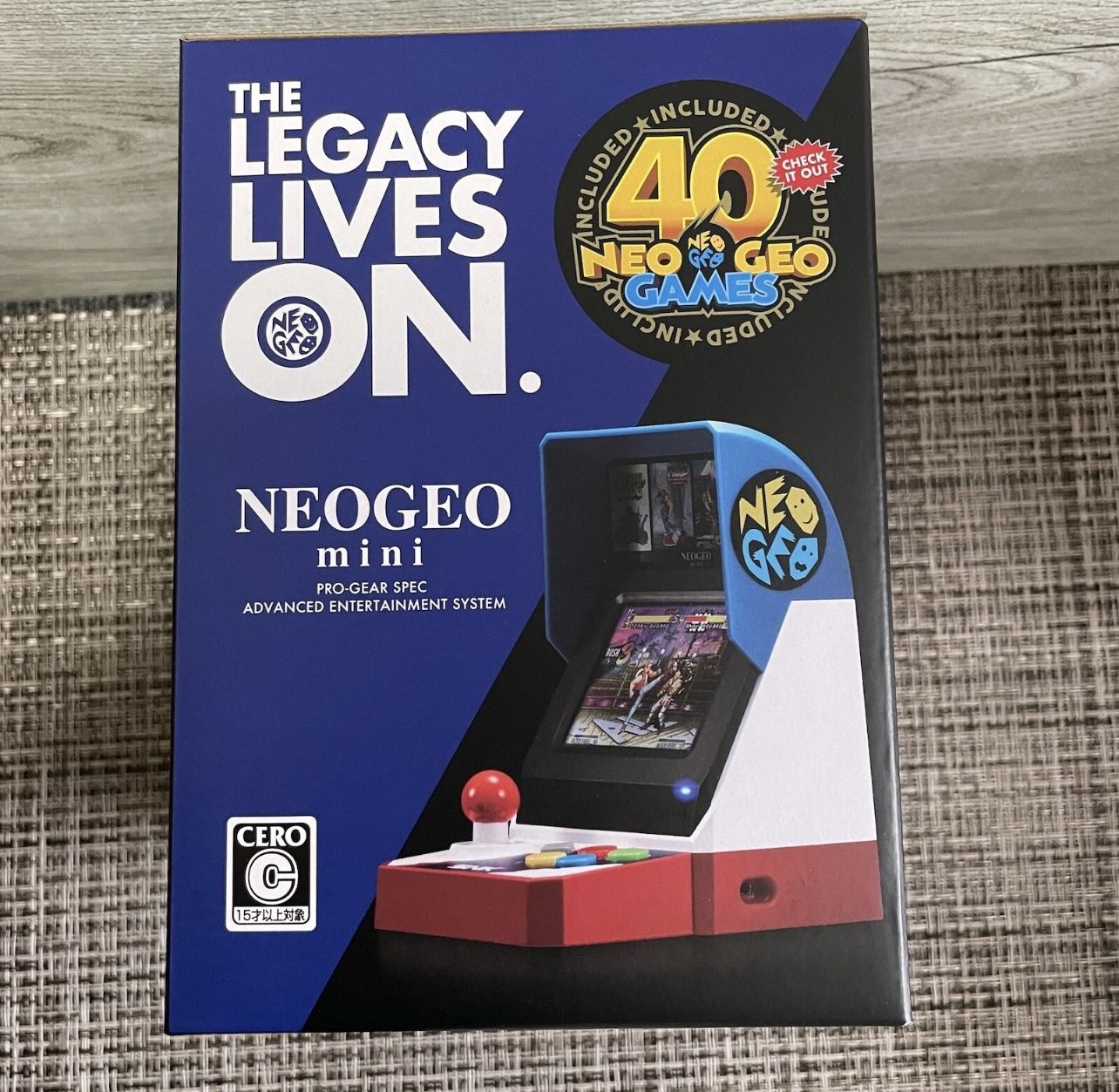 Neo Geo Mini From Japan 40 Games