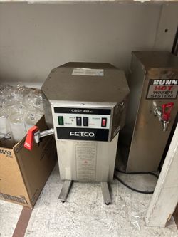 Fetco coffee machine