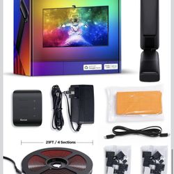 Govee Envisual TV LED Backlight T2 with Dual Cameras, 21ft RGBIC Wi-Fi LED Strip Lights for 98-100 inch TVs