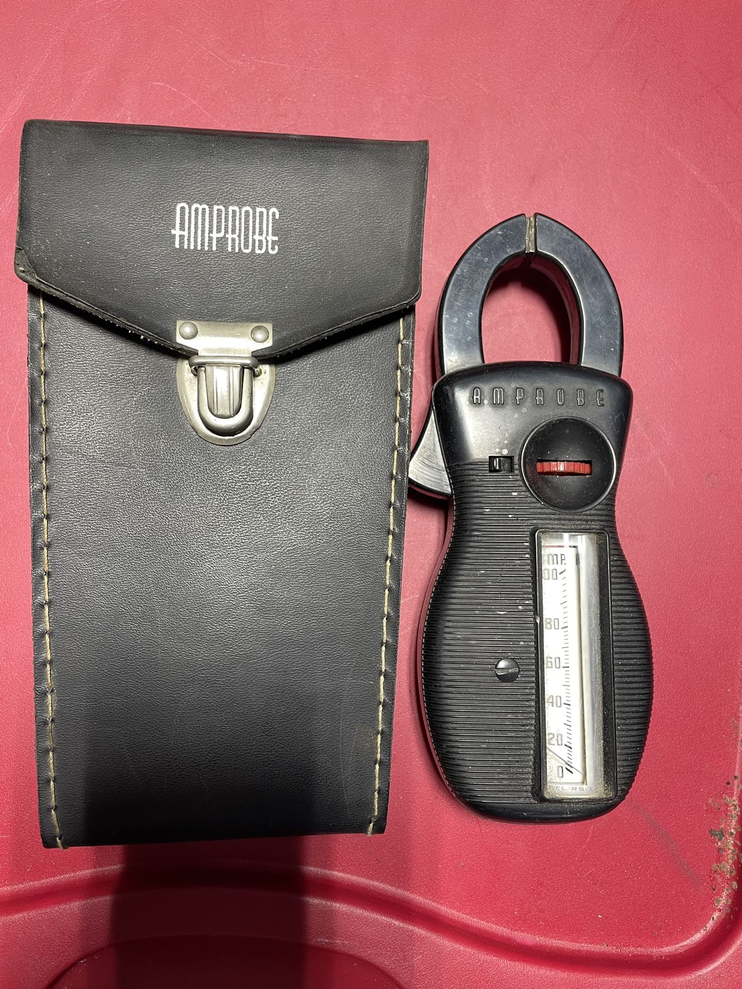 Vintage Amprobe Ultra RS-3 Clamp Meter with case