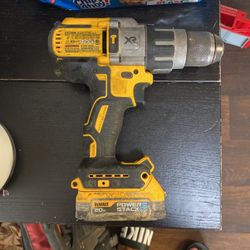 DEWALT HAMMER DRILL with Power Stack Battery 