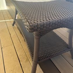 Wicker Coffee Table