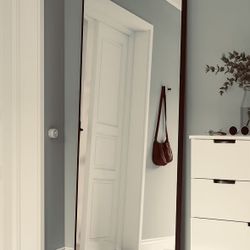   Large Glass Mirror With Aluminum Frame 