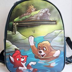 Loungefly Disney Fox and the Hound Splash Mini Backpack