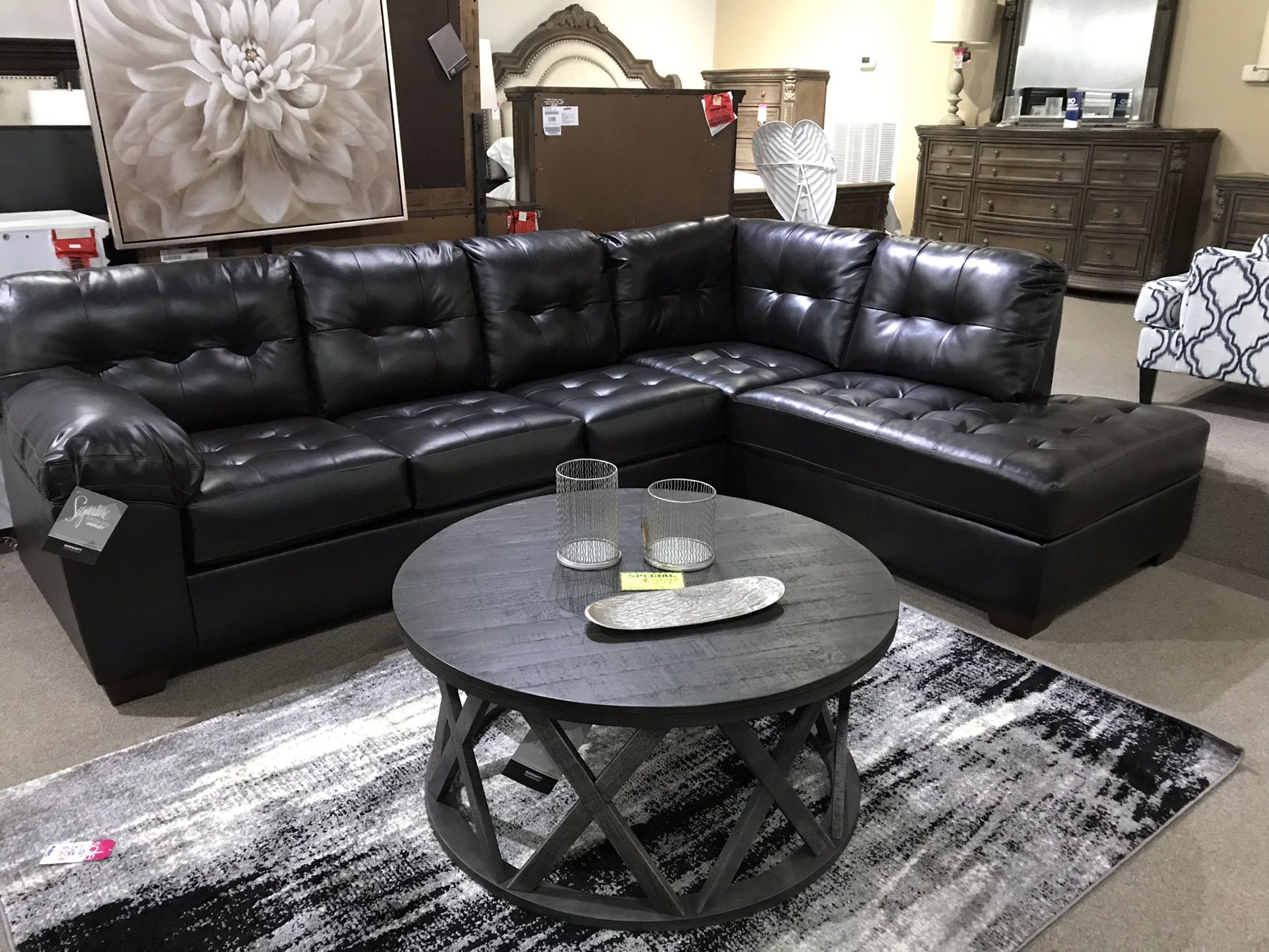 New Chocolate Sectional 