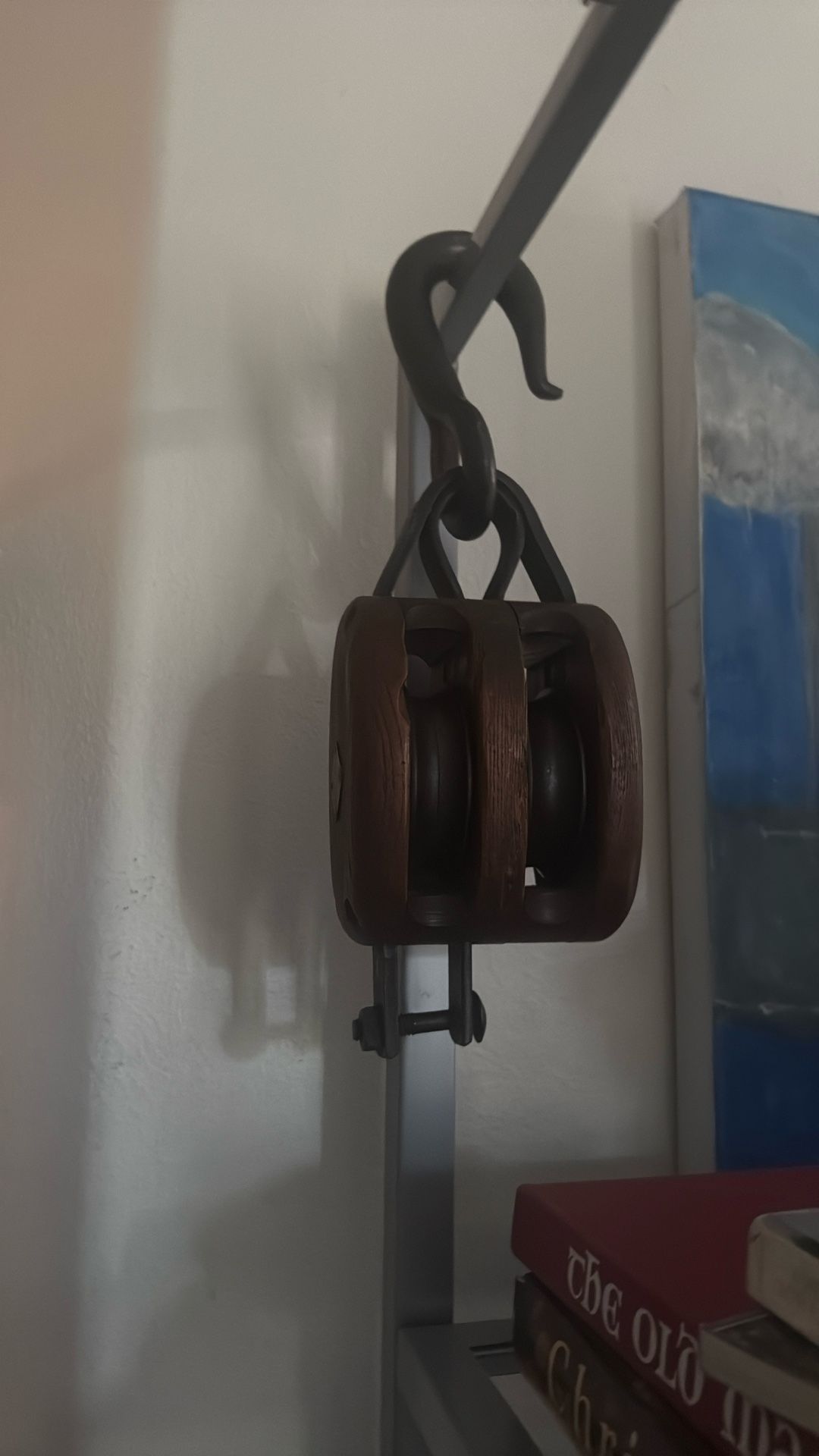 Vintage. Wooden Pully