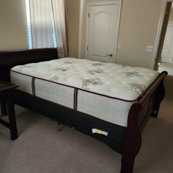 Bed And Bed Frame 