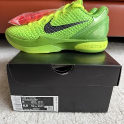 nike kobe 6 proto grinch size 5 new