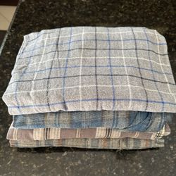 Lot Of 4 XXL Flannel Shirts 