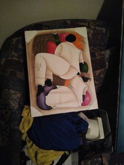 Two Signed Canvas Painting.