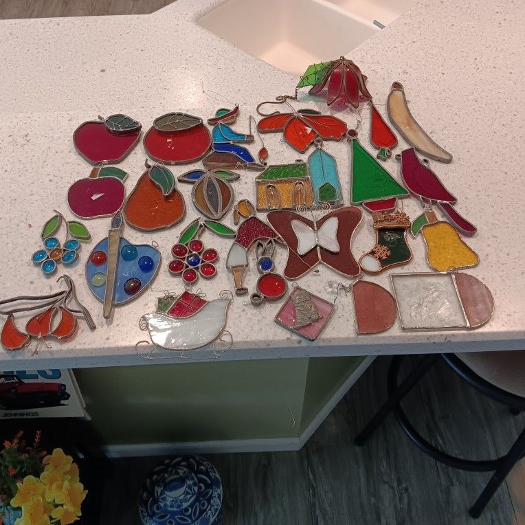Leaded Glass Ornaments