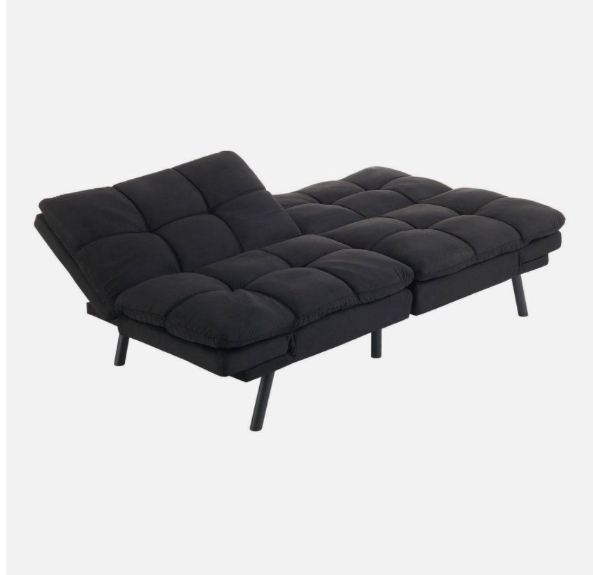Black Sofa Furniture Futon