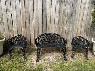 Victorian style patio set