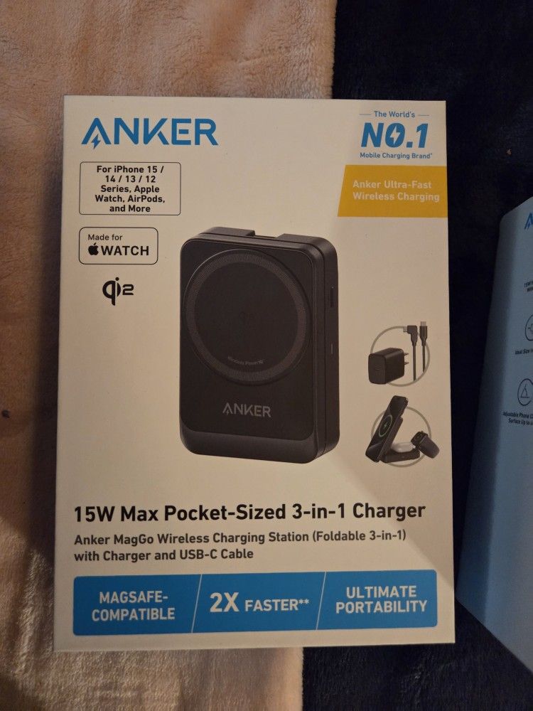 Brand New Anker 3 In 1 Portable Charger