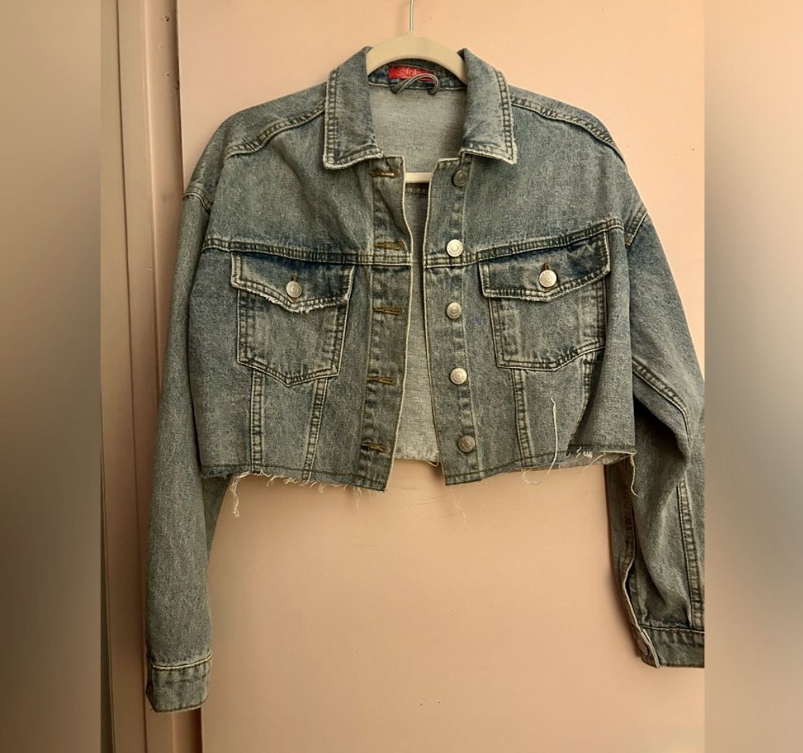 HH Jeans LA Cutoff Denim Jacket Size M