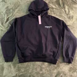 Black Essentials hoodie