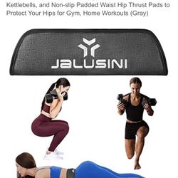 JALUSINI Hip Thrust Belt Easy to Use Dumbbells Kettlebells for Women Men Gym