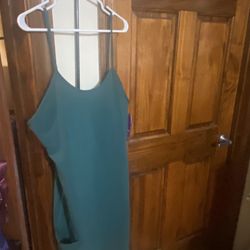 Green Pop Fit Dress