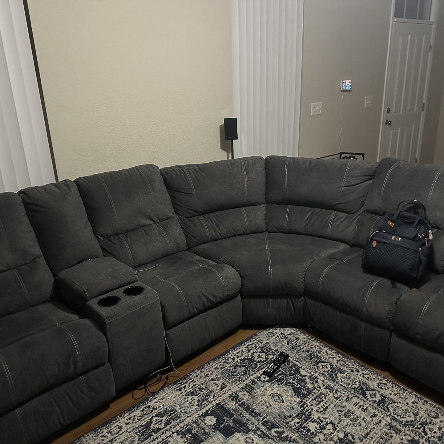 Sectional with Power Recliners