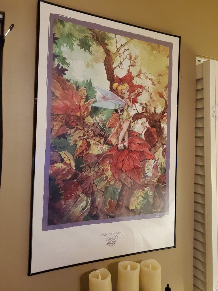 Disney Tinkerbell Framed Poster